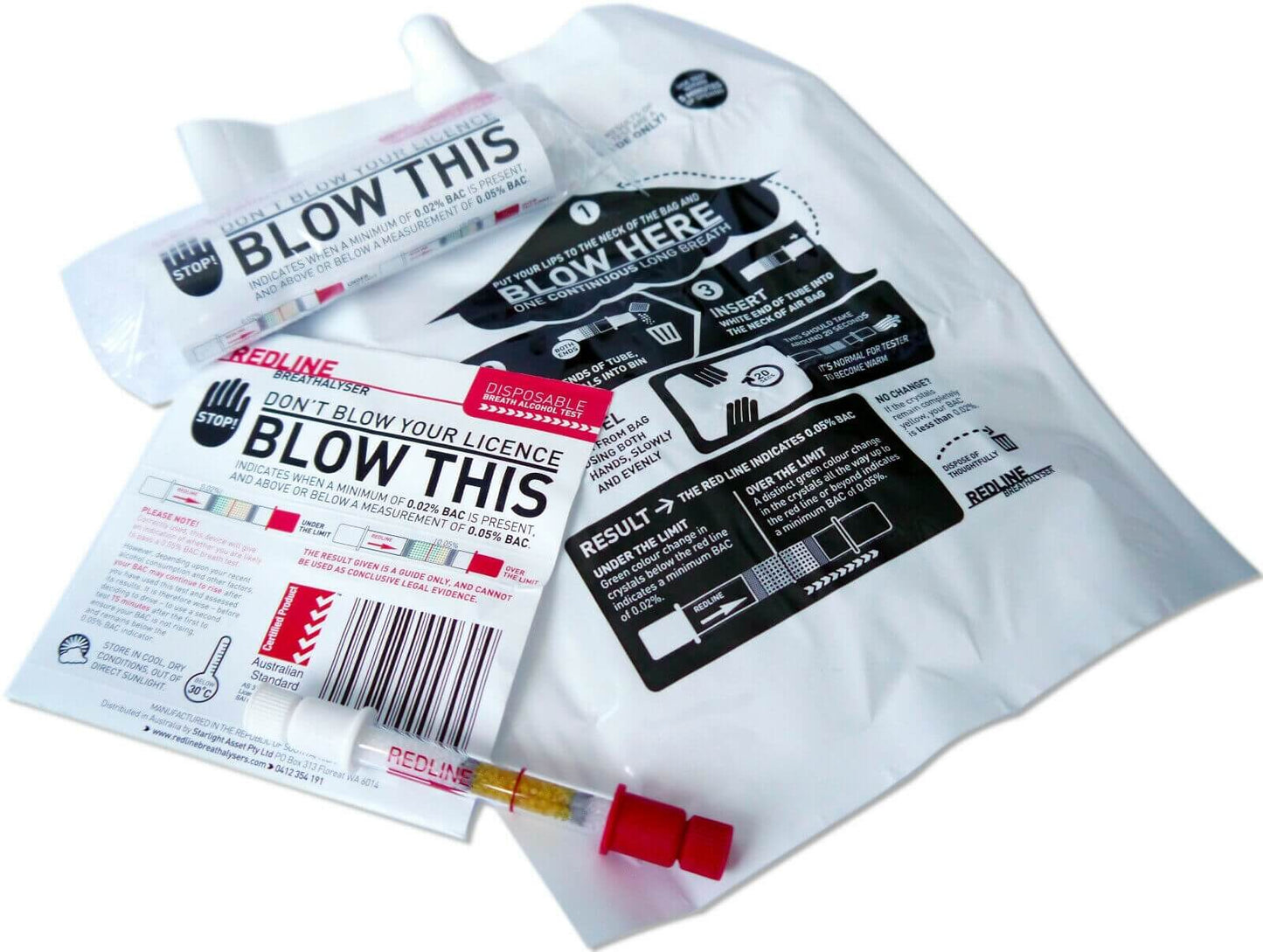 Redline Disposable Breathalyser