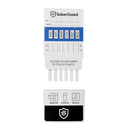 SoberGuard 6 Urine Drug Test Dip Card image 0