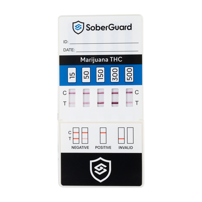 SoberGuard 5 Levels Marijuana (THC) Urine Drug Test Dip Card