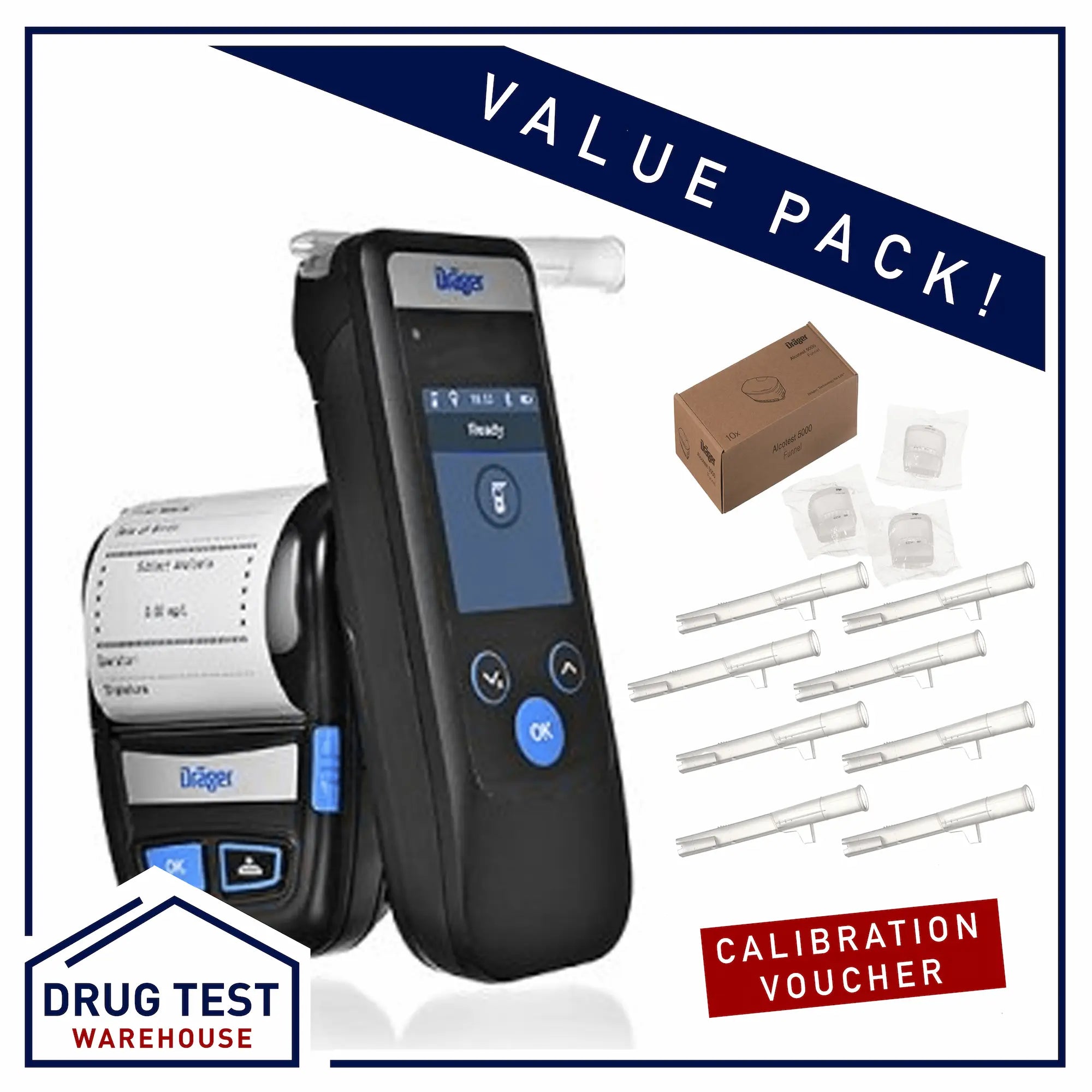 Alcotest 7000 Workplace Breathalyser Value Pack image 0