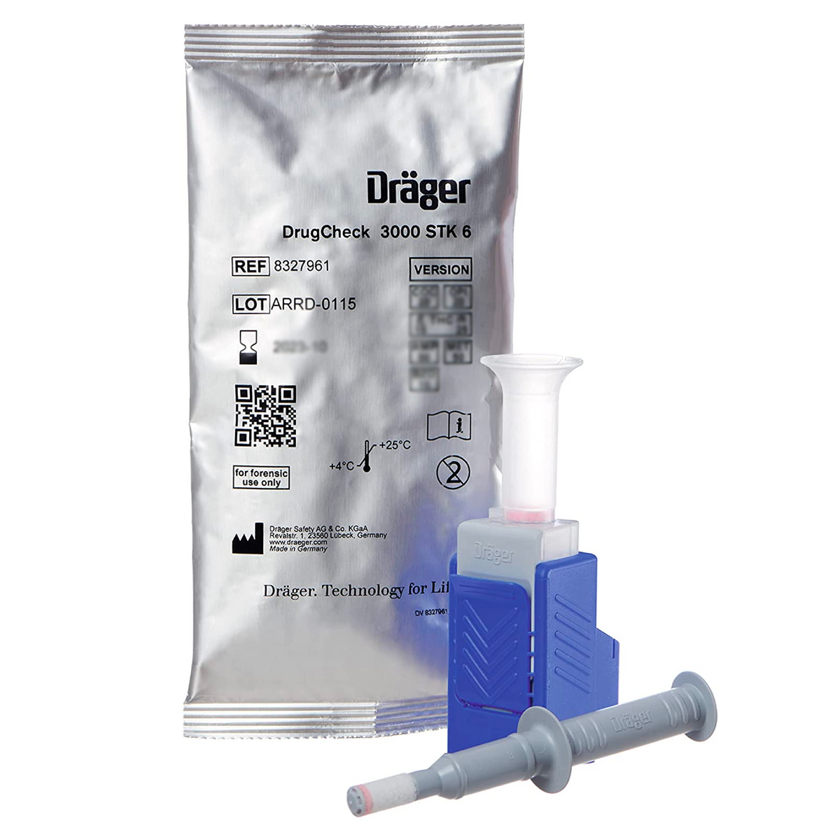 Drugcheck Drager DrugCheck 3000 6 (BZO) Saliva Drug Test (Special Order Product ...